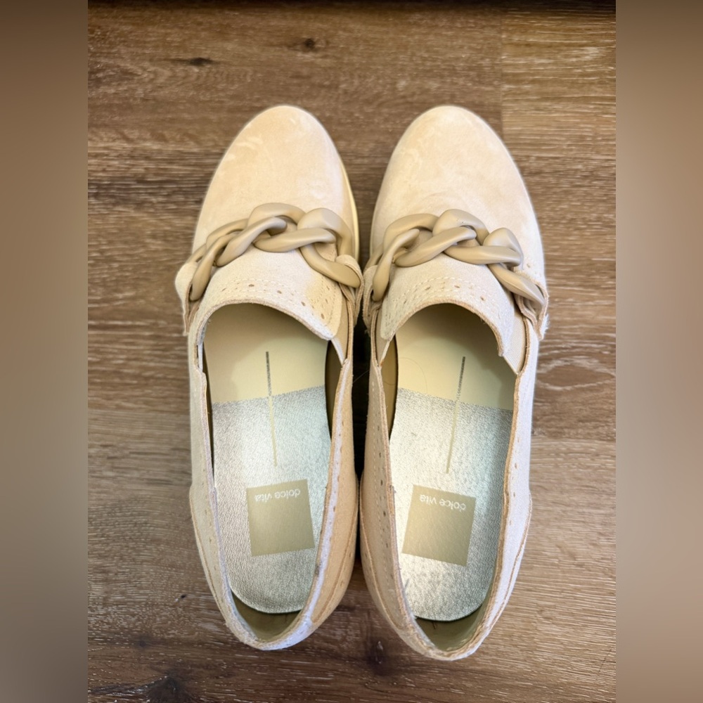 Dolce Vita Women's Jhenee Platform Beige Slip-On Loafer Sneakers, Women’s 8.5 - Picture 8 of 11